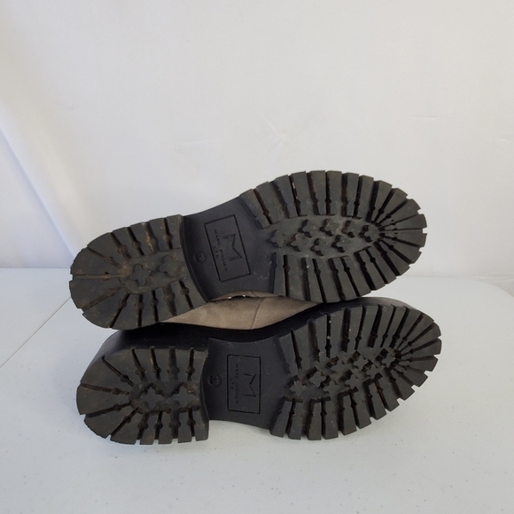 Marc Fisher LTD Suede Lug Sole Hiking Boot Size 8 Nairy Faux Fur Ankle Boot - Picture 8 of 15